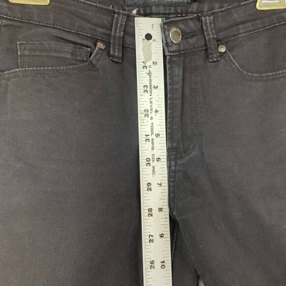 Calvin Klein Womans 28 Denim Jeans Black Ultimate Skinny Mid Rise Stretch Grunge - Picture 8 of 15